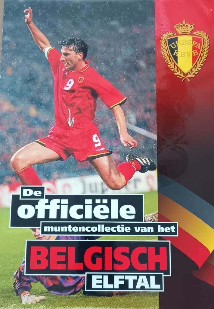 Munten verzamelmap Rode Duivels 1998, Verzamelen, Ophalen of Verzenden, Zo goed als nieuw, Spelerskaart