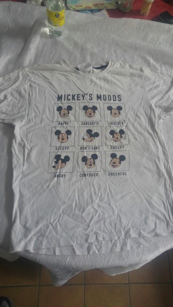 T shirt homme disney primark india espagne blanc, Ophalen of Verzenden, Gedragen, Wit