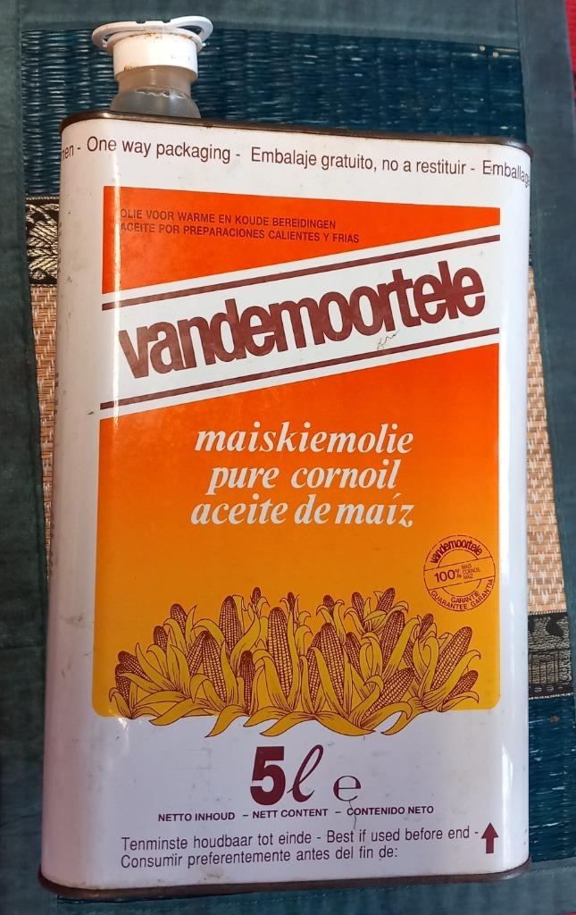 Bidon métallique ancien huile 5l, Enlèvement, Utilisé, Autre, Autres marques