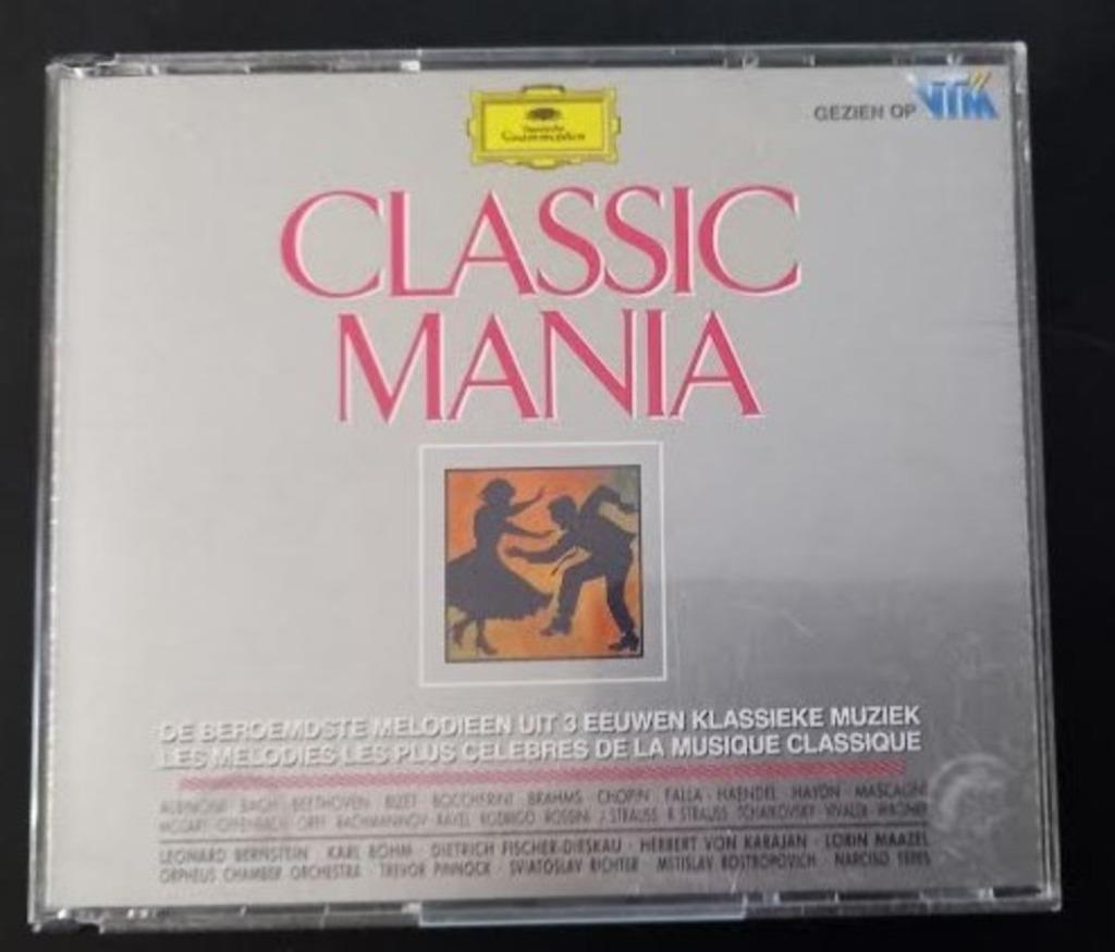 Dubbel CD CLASSIC MANIA, CD & DVD, CD | Compilations, Enlèvement ou Envoi, Utilisé, Classique