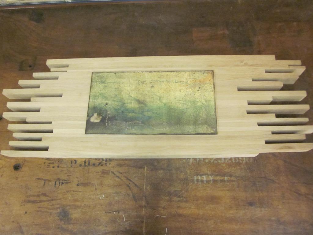 Upcycling - Houten spiegel 2- prijs bespreekbaar!, Ophalen