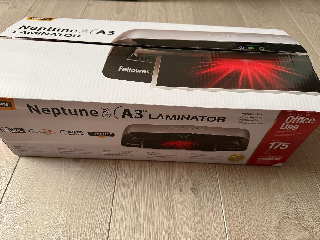 Lamineerapparaat A3 Neptune 3 (Fellowes), Ophalen, Zo goed als nieuw
