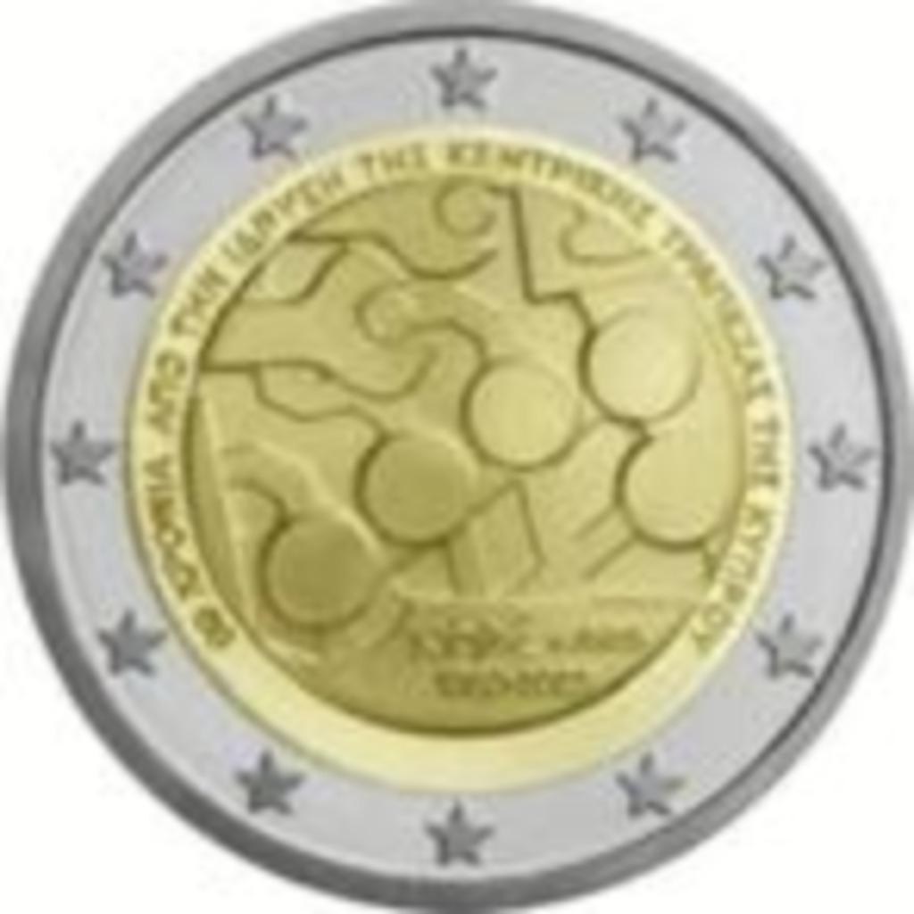 2 Euro Sp. Uitg. Cyprus 2023 60 J. Centrale bank, Postzegels en Munten, Munten | Europa | Euromunten, Ophalen of Verzenden, Cyprus