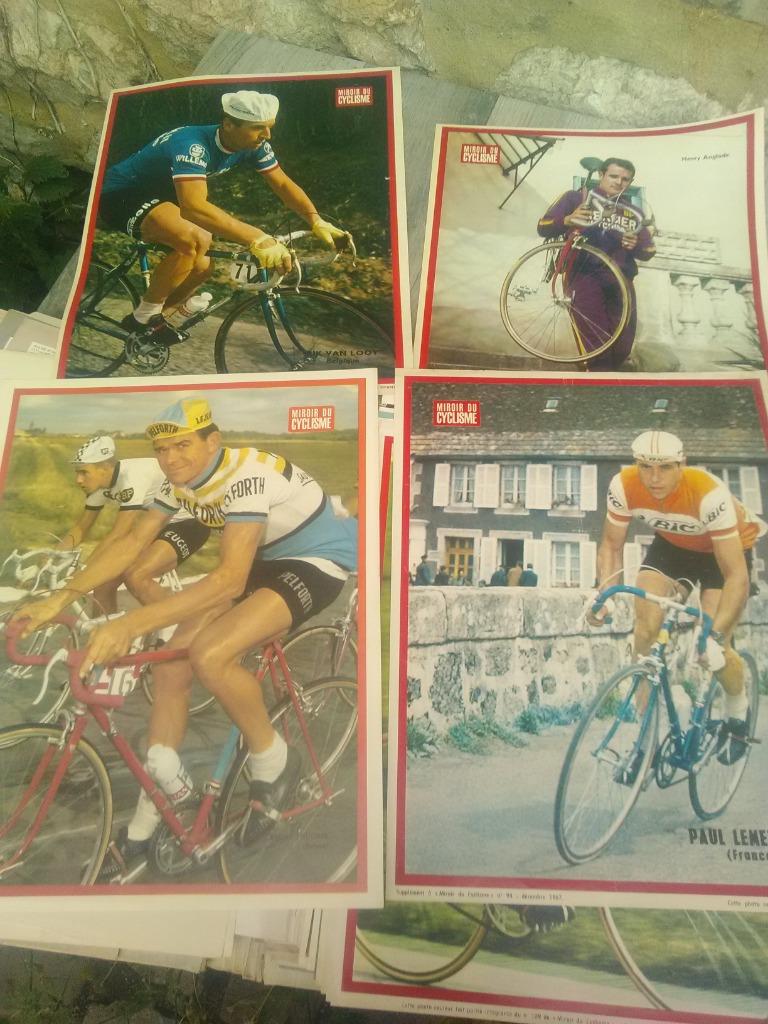 Miroir du cyclisme 'poster, Enlèvement ou Envoi, Utilisé, Affiche, Image ou Autocollant
