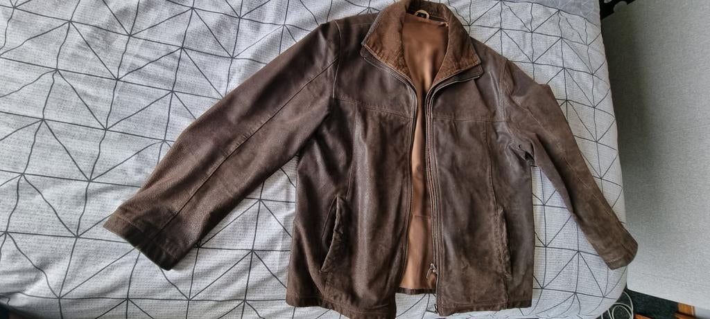 Herenjas imitatieleer 50/Xl, Kleding | Heren, Ophalen of Verzenden, Zo goed als nieuw, Maat 48/50 (M)