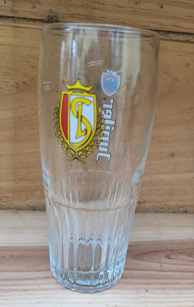 Standard Liège.  RAEC Mons 25cl, Enlèvement ou Envoi, Comme neuf, Jupiler