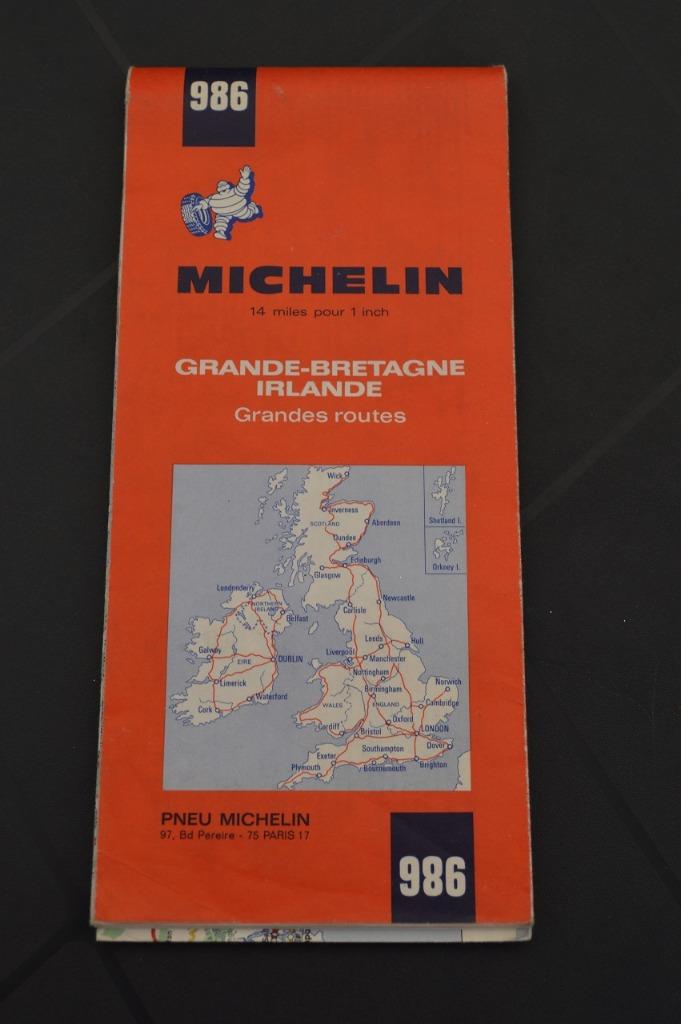 Michelin stratenkaart groot bretange en ierland, Boeken, Atlassen en Landkaarten, Gelezen, Verenigd Koninkrijk, Michelin, Ophalen of Verzenden