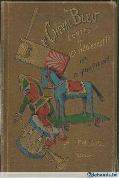 Le cheval bleu - 14/08/1888 - livre antique, Enlèvement ou Envoi