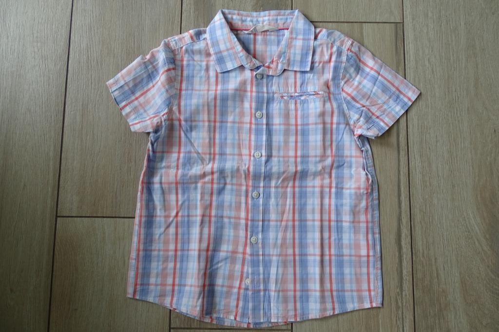 Geruit hemdje H&M korte mouw maat 140, Kinderen en Baby's, Kinderkleding | Maat 140, H&M, Overhemd of Blouse, Ophalen of Verzenden