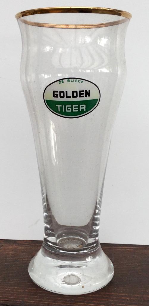 bier brouwerij glas  Tiger golden De Blieck Aalst, Enlèvement ou Envoi, Comme neuf