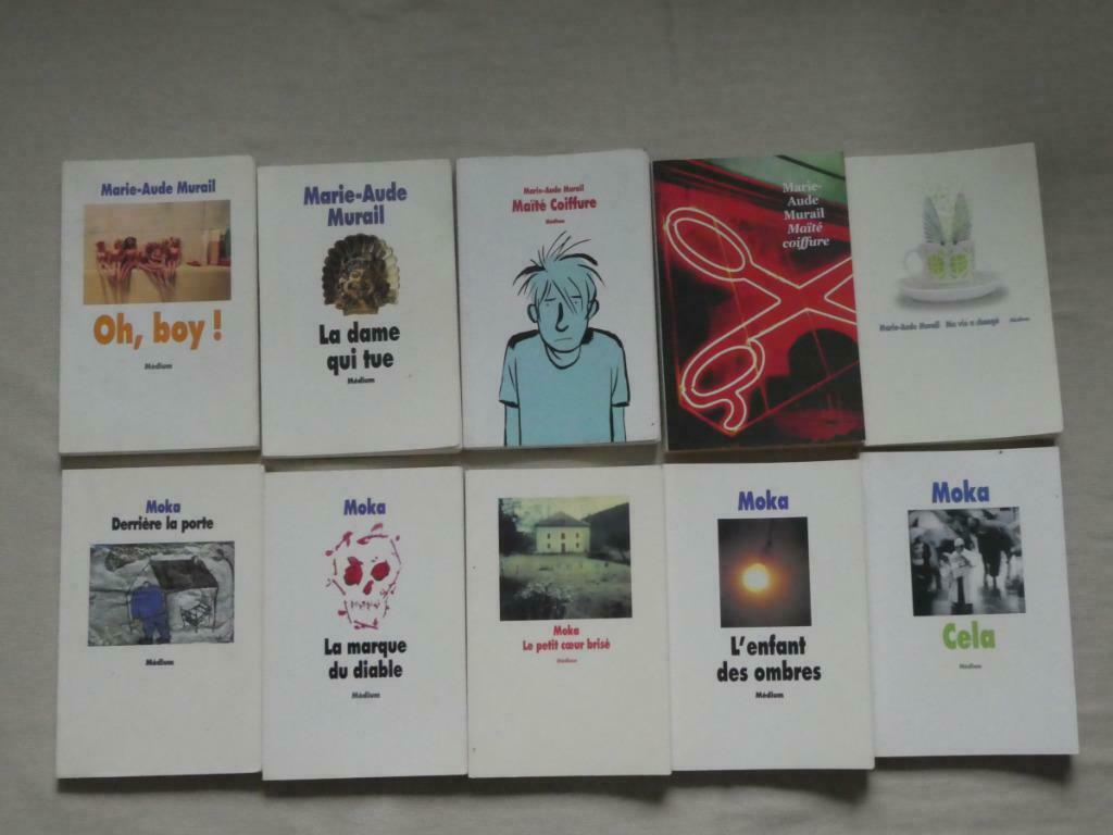 Livres "Ecoles des loisirs"  de Moka et Marie-Aude Murail, Livres, Enlèvement ou Envoi, Utilisé