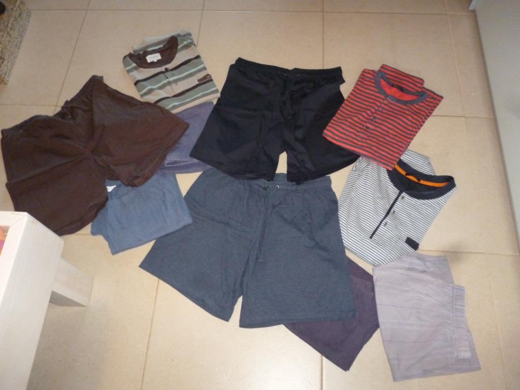 pyjama heren zomerpyjama korte broek en vest korte mouwen, Ophalen of Verzenden