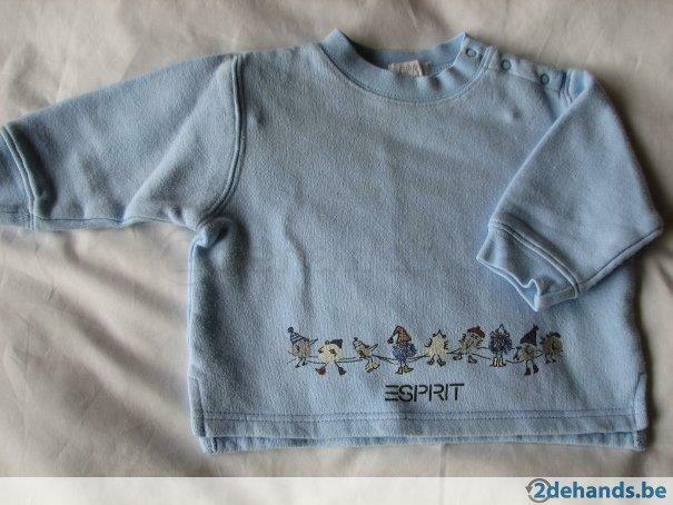 Pull fille bleu clair 'ESPRIT', 6 mois, Enlèvement ou Envoi, Pull ou Veste, Utilisé, Esprit