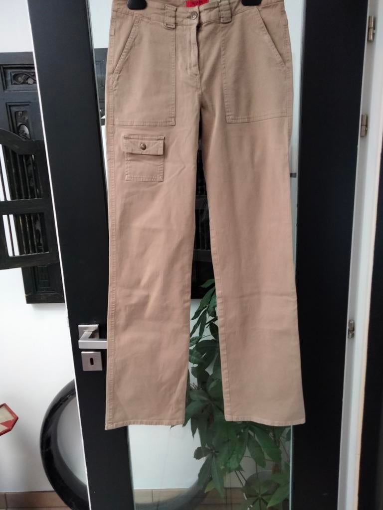 Ecru broek katoen.Scapa jeans.maat 36., Kleding | Dames, Ophalen of Verzenden, Zo goed als nieuw, Maat 36 (S)
