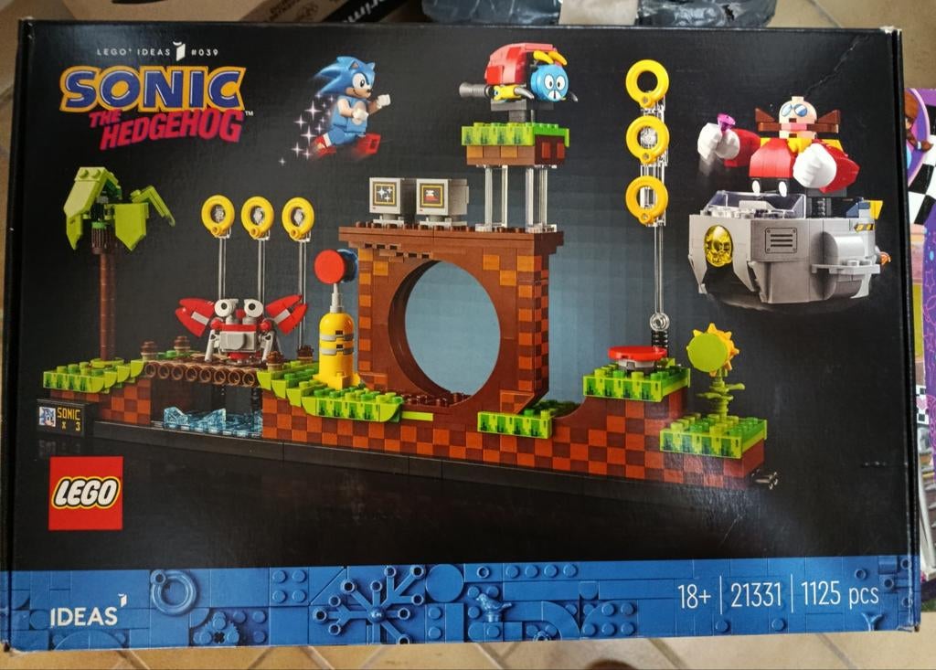 Lego ideas 21331 - Sonic the hedgehog - Green hill zone, Ophalen of Verzenden
