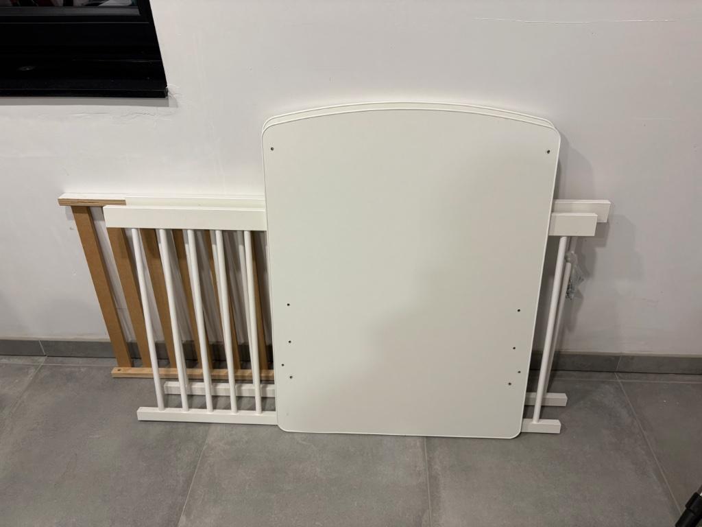 Kinderbedje, Matelas, Moins de 70 cm, Comme neuf, Enlèvement