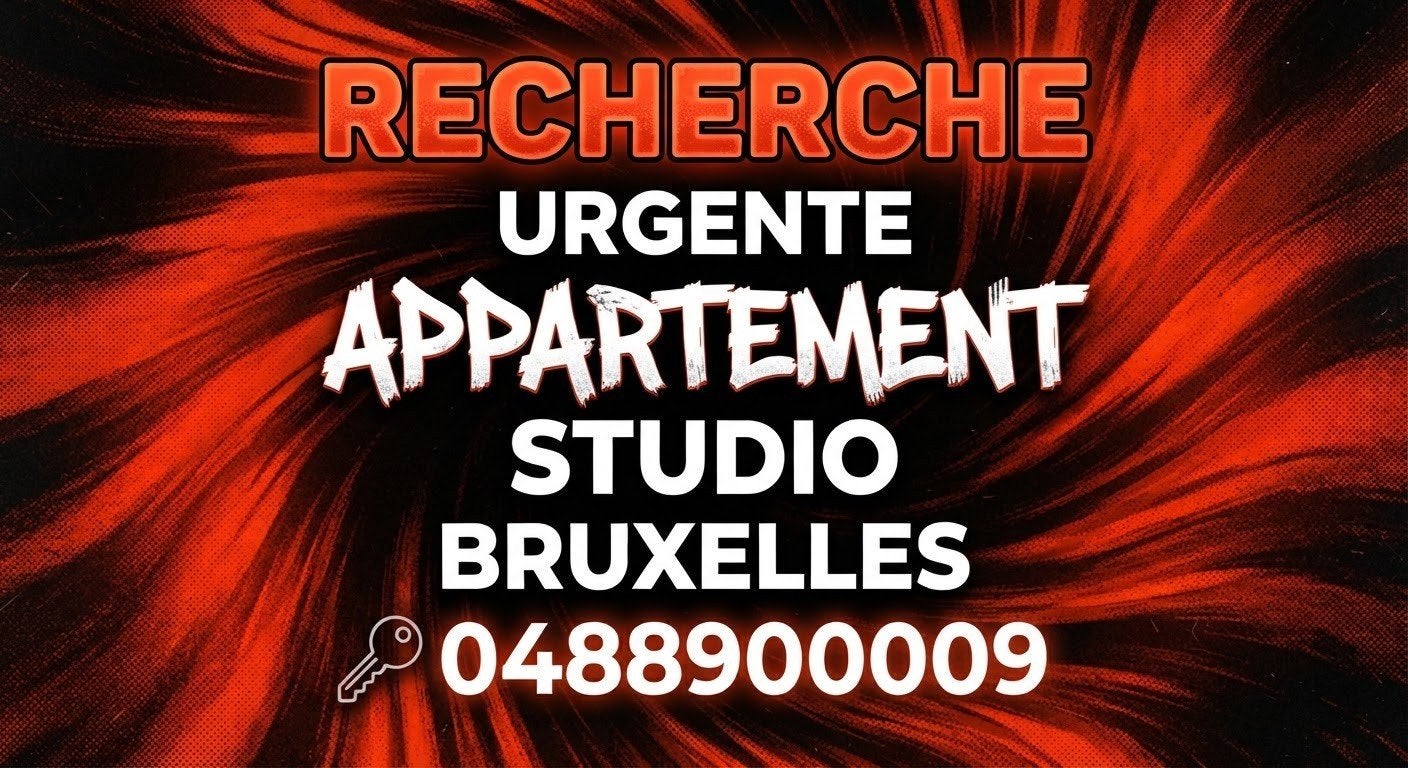 cherche appartement ou studio pour 1 personne, Immo, 20 à 35 m², Bruxelles