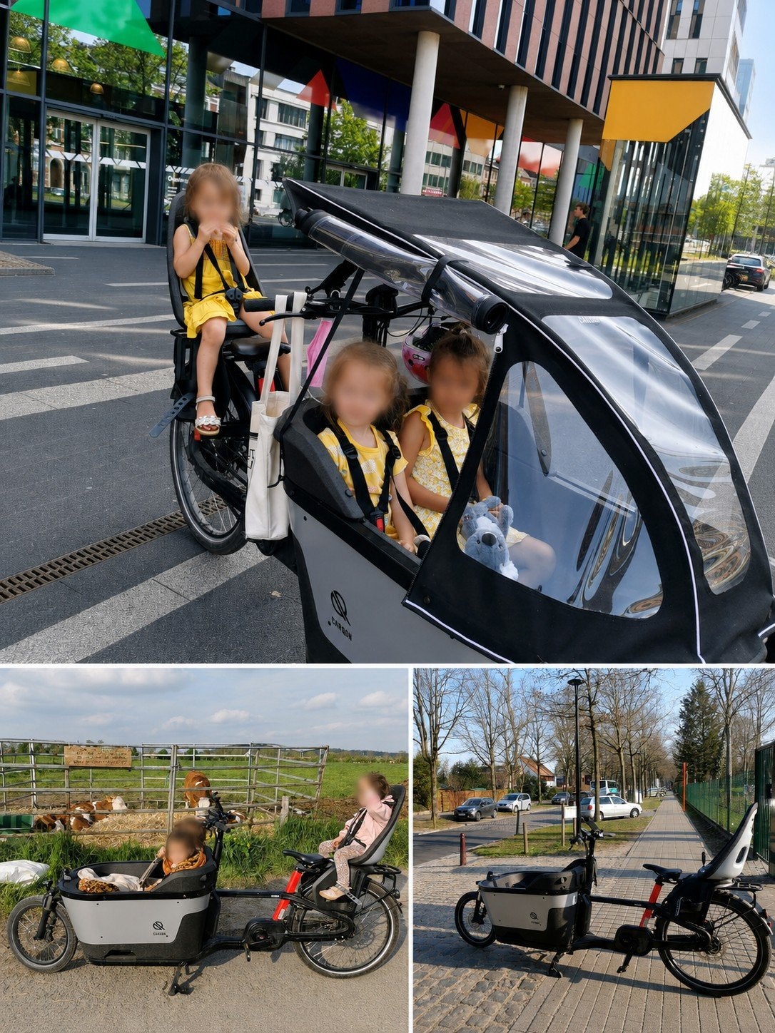 Carqon Cruise bakfiets – €2.800, Vélos & Vélomoteurs, Vélos | Vélos avec bac, Autres marques, Enlèvement, Utilisé, Frein à disque