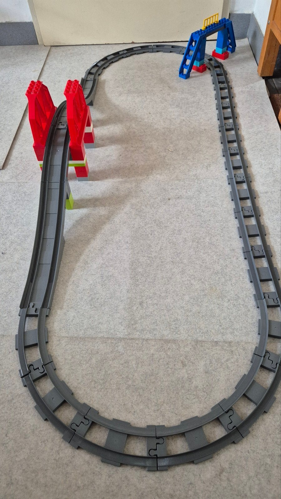 Duplo treinrails, voor uitbreiding, Ophalen of Verzenden