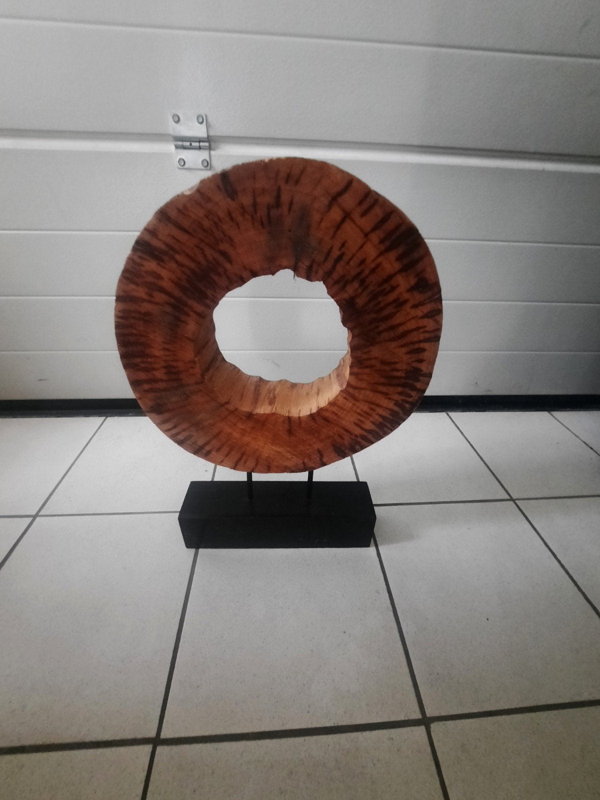 houten kunst object, Ophalen, Zo goed als nieuw, Ornament, Hout