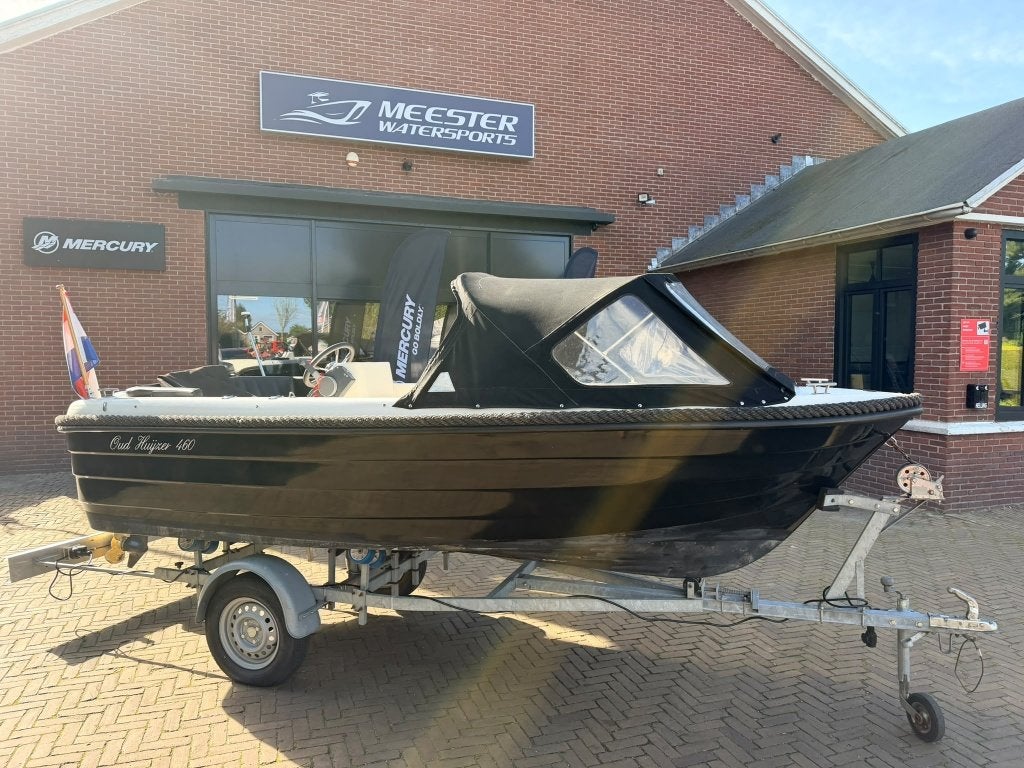 Oudhuijzer 460 / Buiskap / 8 pk Yamaha / Trailer, Ophalen, 8 pk, 5 m, Oud Huijzer