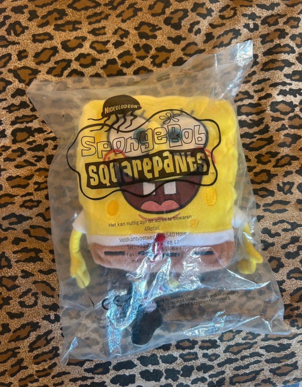 Spongebob knuffel, Kinderen en Baby's, Ophalen of Verzenden, Nieuw, Overige typen