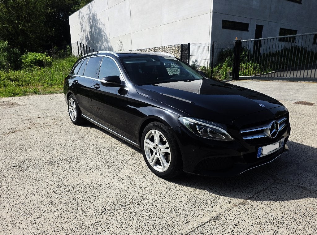 Mercedes c200 cdi, Auto's, Mercedes-Benz, 100 kW, 4 cilinders, Leder en Stof, Zwart