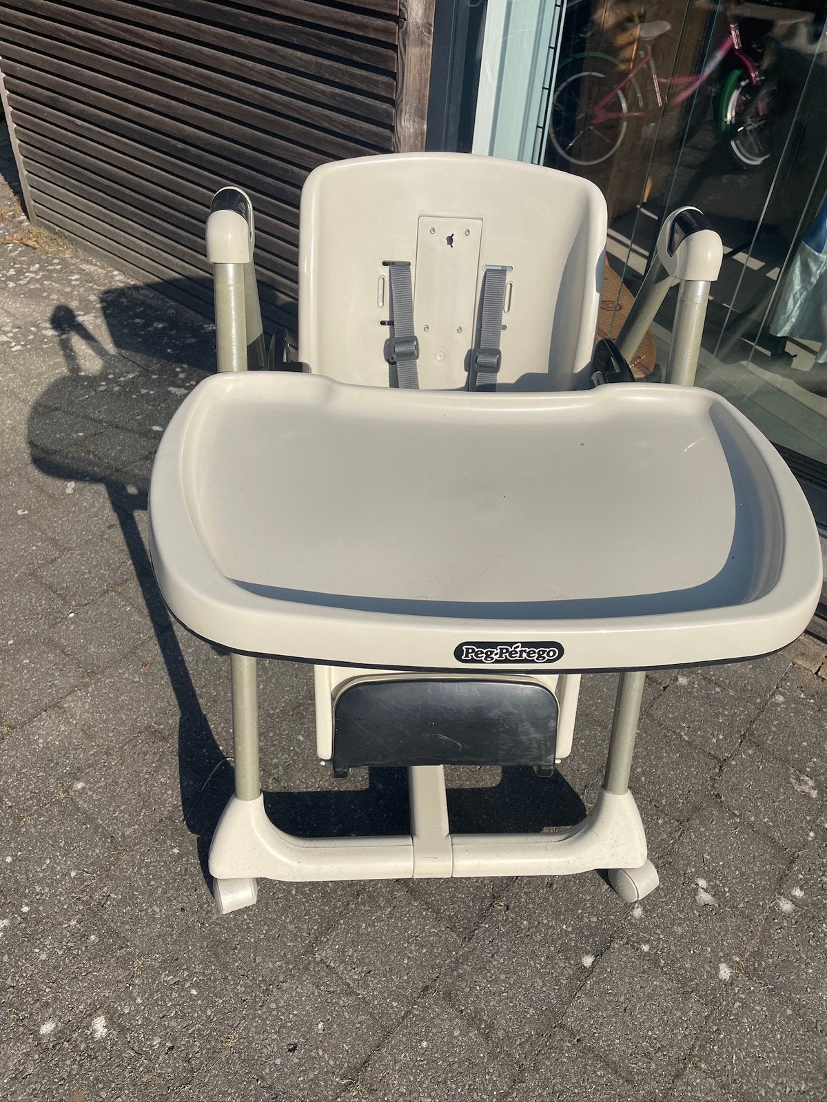 Peg perego kinderstoel, Enlèvement, Utilisé, Chaise évolutive, Ceinture(s)