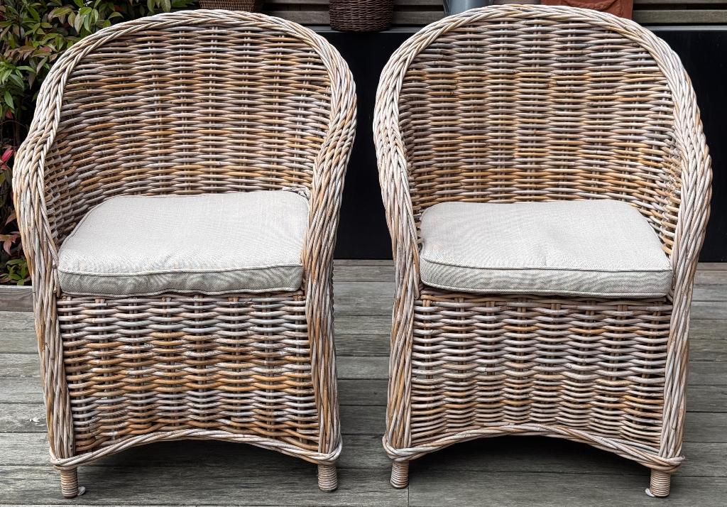 fauteuil en osier, Moins de 75 cm, Osier ou Rotin, Romantique, Comme neuf