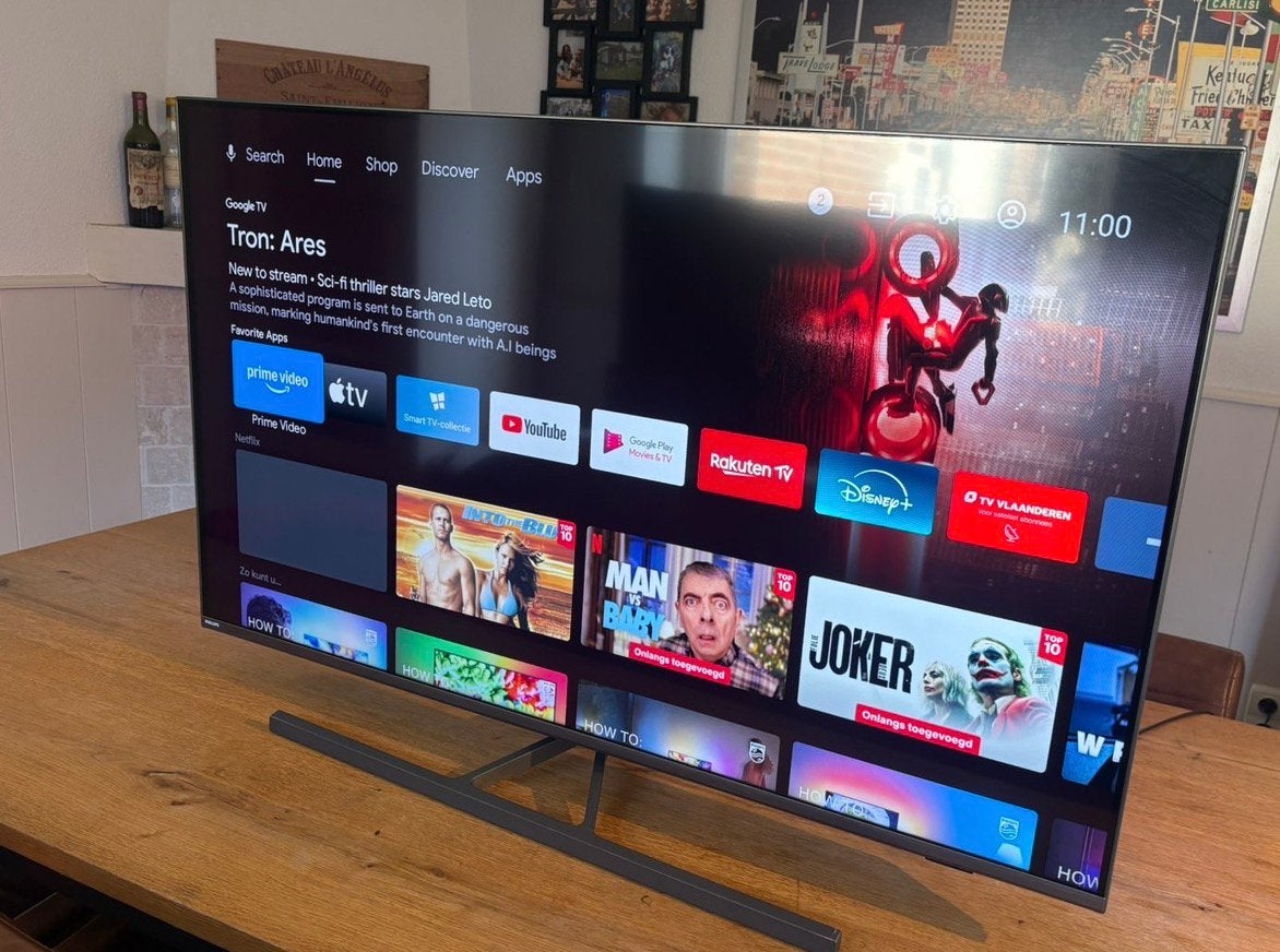 Philips 50” Ambilight 4K Smart TV, TV, Hi-fi & Vidéo, Télévisions, Comme neuf, Philips, Smart TV, Enlèvement