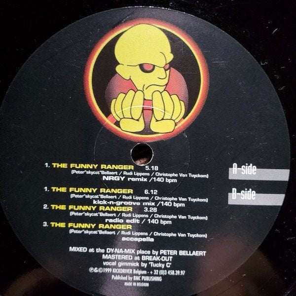 Kick Driver - The Funny Ranger, Ophalen of Verzenden, Zo goed als nieuw, 12 inch, House