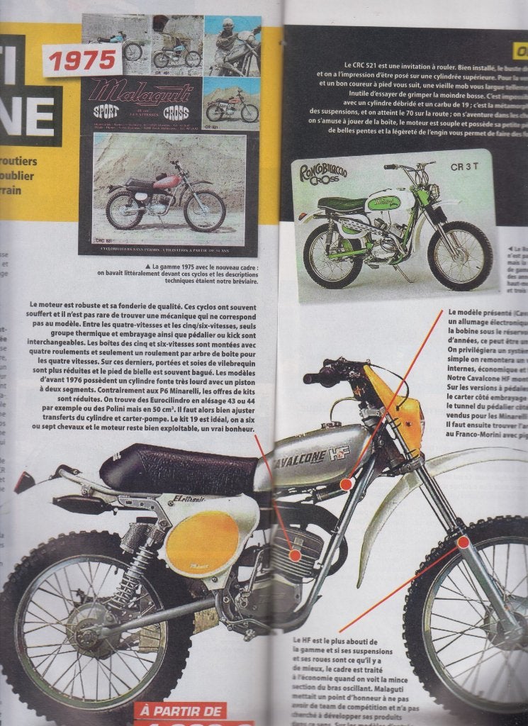 Cyclomoteur Malaguti Cavalcone collection, Envoi, Utilisé