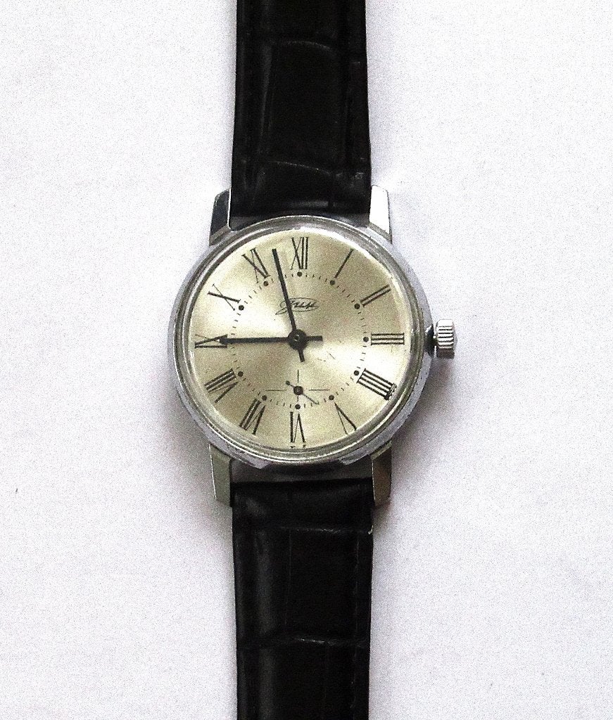 Vintage Zim Pobeda mechanisch heren horloge, USSR van de 70, Ophalen of Verzenden