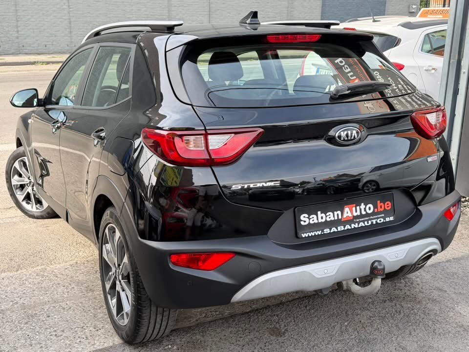 Kia Stonic 1.0 T Gdi essence 2020, Euro 6, Zwart, Bedrijf, Handgeschakeld
