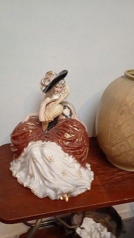 Groot beeld keramiek vintage, Antiek en Kunst, Ophalen