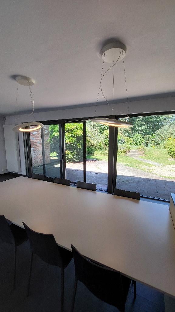 2 Moderne hanglampen, Enlèvement, Comme neuf, Synthétique, Modern