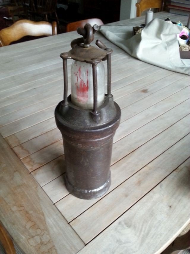 Oude mijnwerkerslamp, Enlèvement ou Envoi