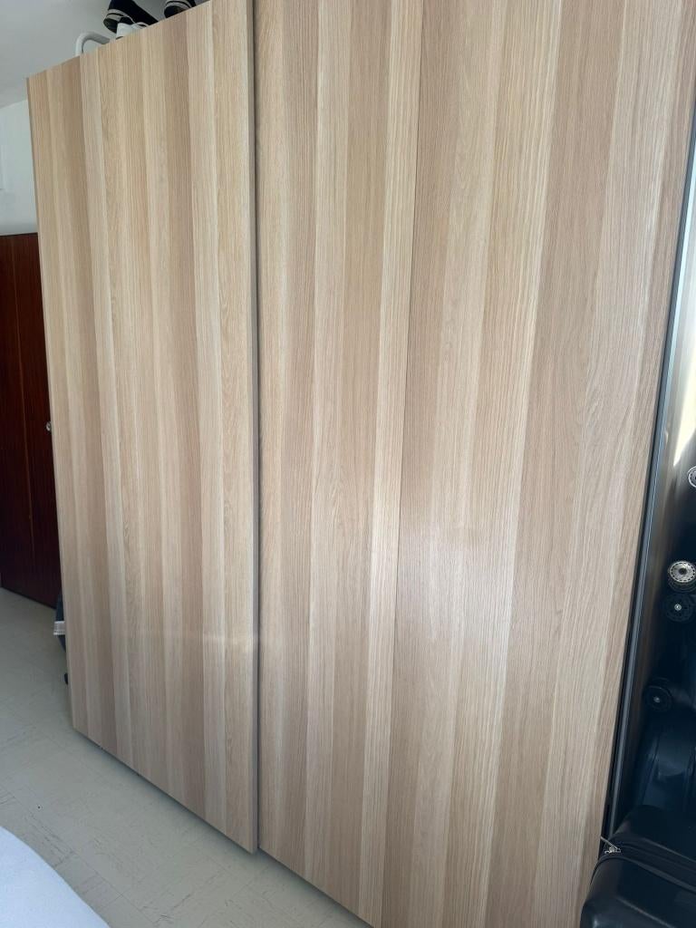 wardrobe, Huis en Inrichting, Kasten | Kleerkasten, Ophalen, Gebruikt, Overige houtsoorten, 200 cm of meer