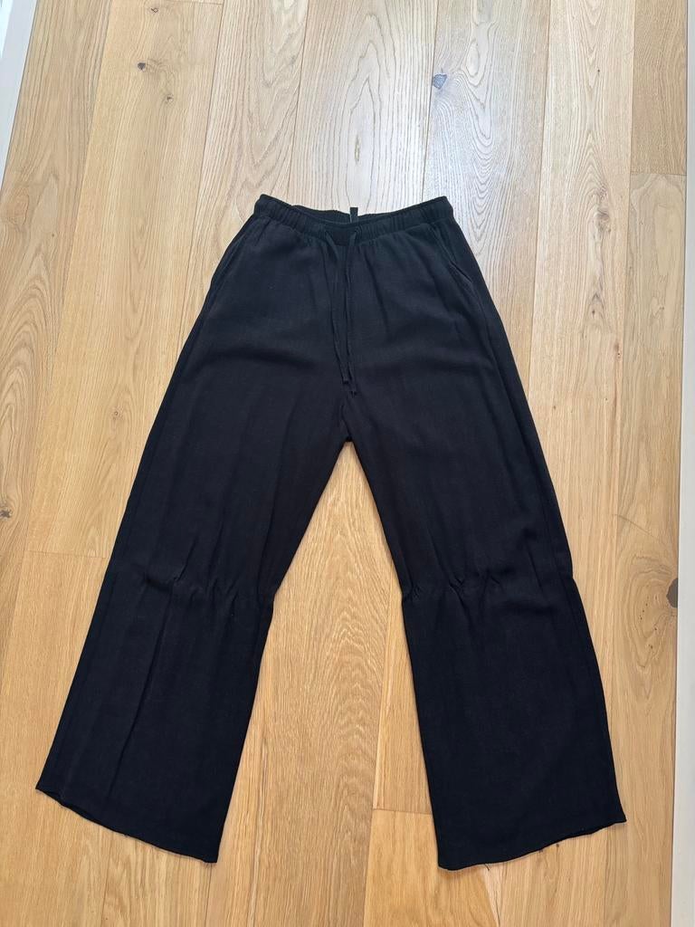 Linnen broek zwart, Kleding | Heren, Ophalen of Verzenden, Zo goed als nieuw, Zwart