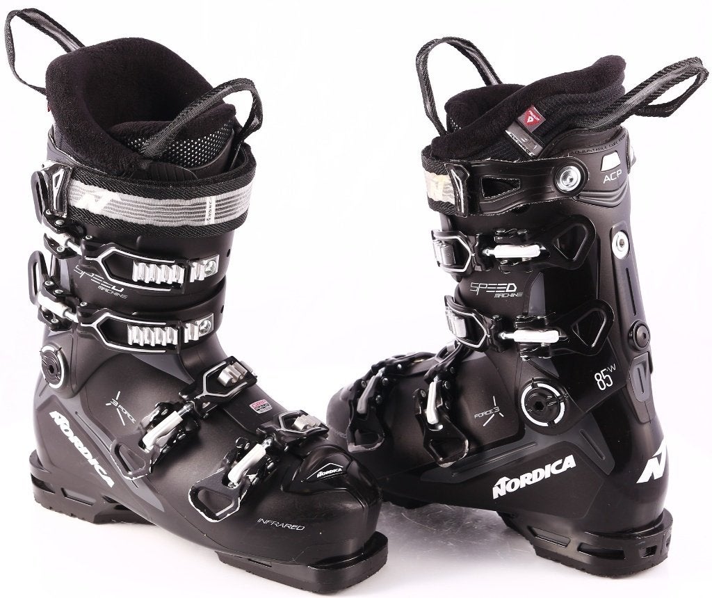 38; 38,5 EU dames skischoenen NORDICA SPEEDMACHINE 3 85 W, Gebruikt, Verzenden, Schoenen, Carve