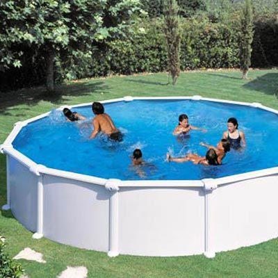piscine, Jardin & Terrasse, 300 cm ou plus, Rond, Comme neuf, Enlèvement