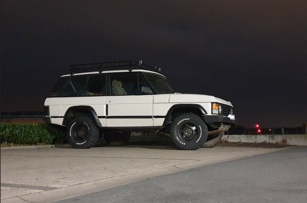 Range Rover Classic, 2-deurs, 2.4TD, 1989, 100 kW, Stof, 4 cilinders, Wit