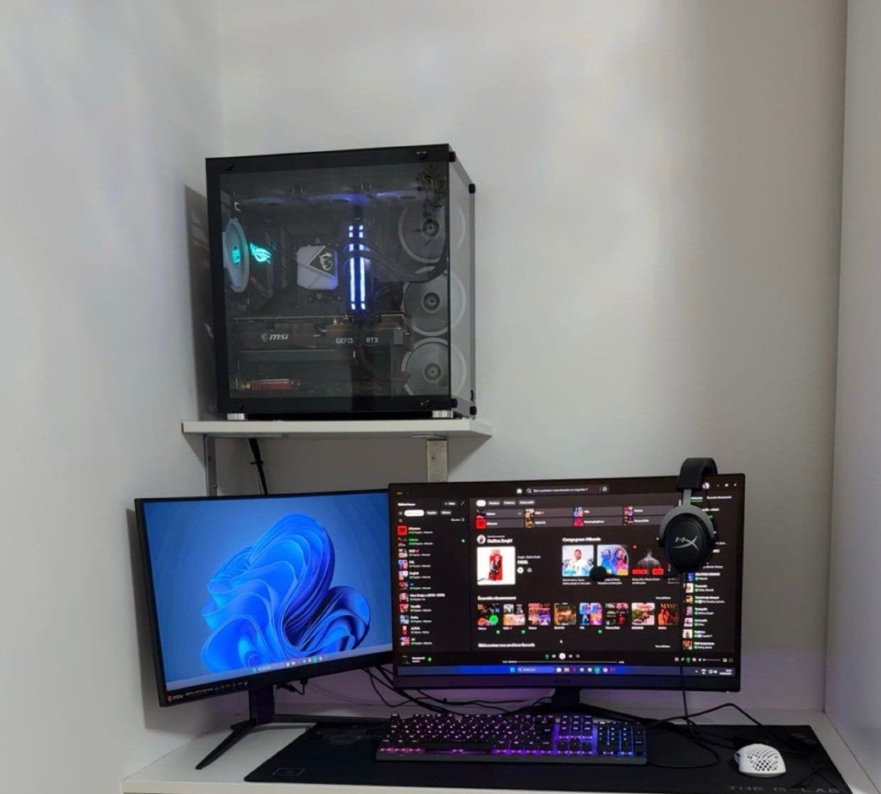 Volledige gamerconfiguratie te koop, Ophalen of Verzenden, Zo goed als nieuw, Gaming, HDD