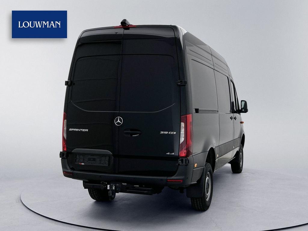 Mercedes-Benz Sprinter 319 1.9 CDI L2 Pro 4x4 Elektrische sc, Auto's, Bestelwagens en Lichte vracht, Automaat, Zwart, Mercedes-Benz