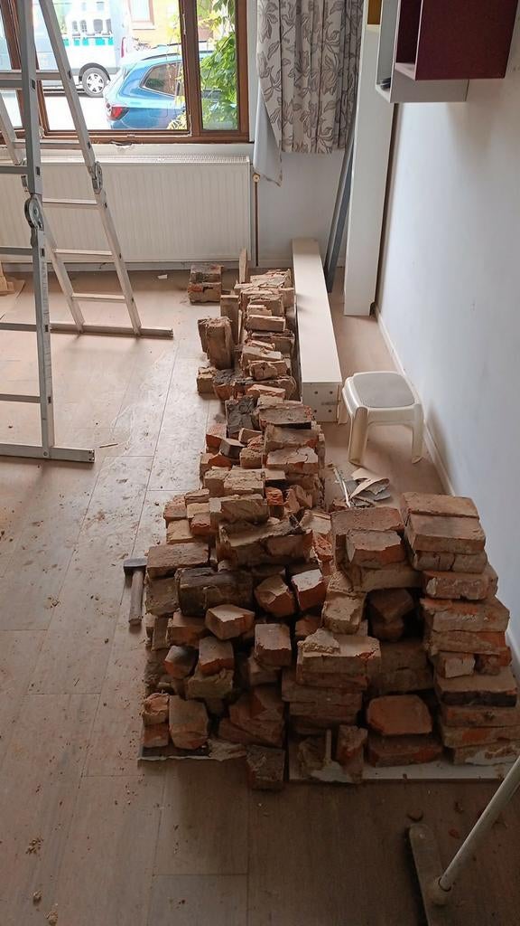 Gratis stenen, Ophalen