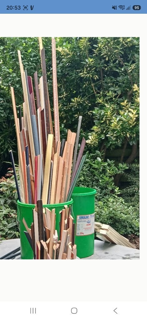 Baguettes pour cadres, Multicolore, Matériel de bricolage, Comme neuf, Compatible avec la découpe