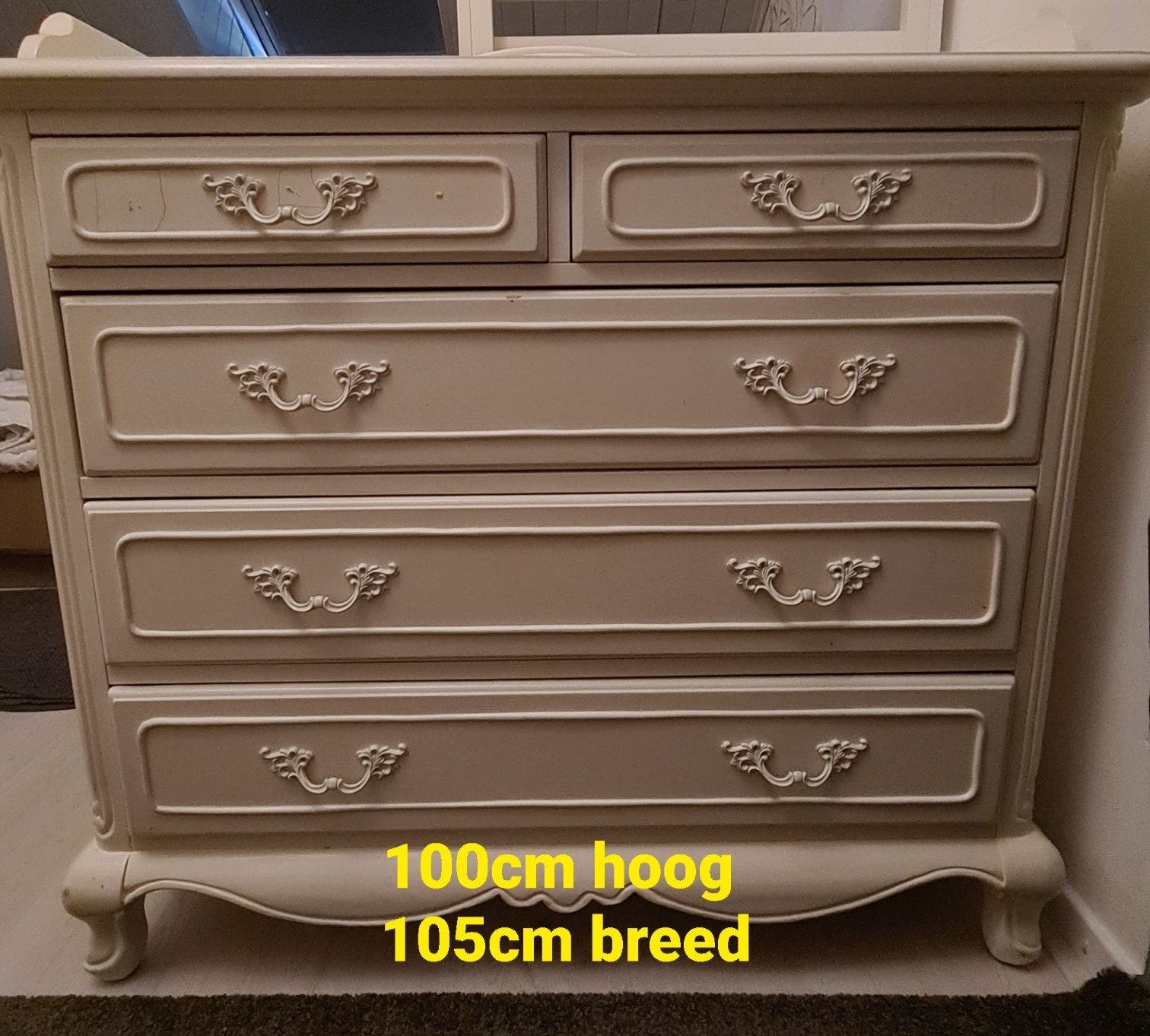 ladekast, Huis en Inrichting, Kasten | Ladekasten, Ophalen, Gebruikt, 100 tot 150 cm, 5 laden of meer