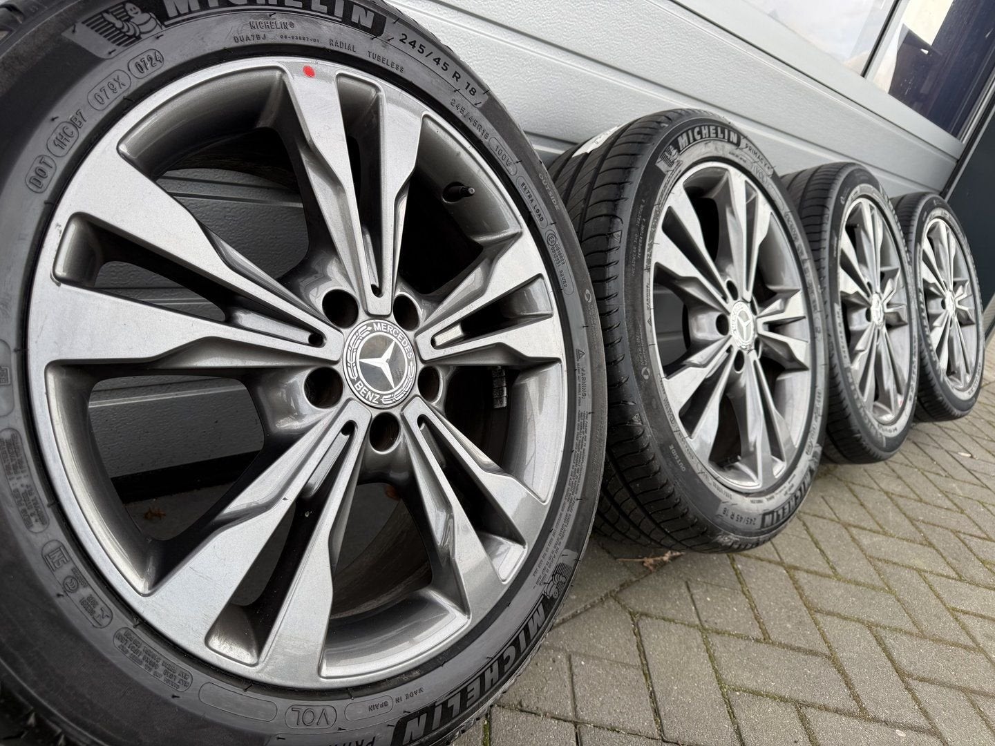18 Mercedes Vito V klasse EQV W447 EVito velgen zomerbanden, 18 inch, -, -, Banden en Velgen