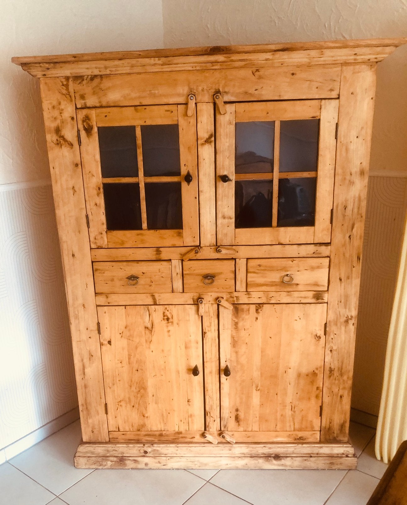 Rustieke kast woonkamer, Maison & Meubles, Armoires | Buffets, Enlèvement, Utilisé