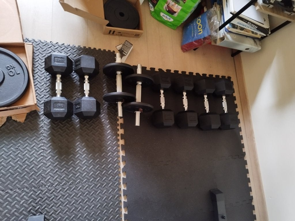 haltersets 22.5-25-27.5-30kg, Ophalen, Nieuw